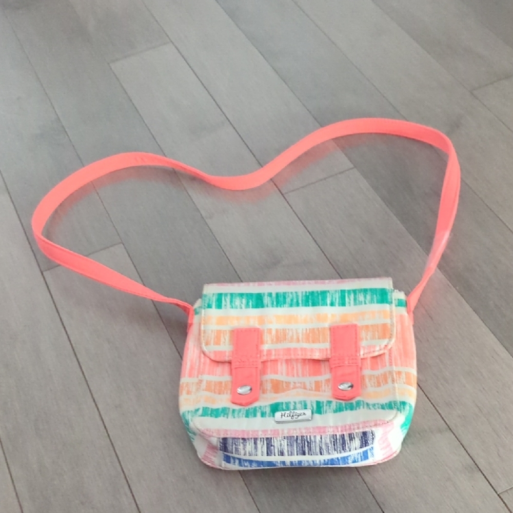 Tommy Hilfiger Vibrant Striped Crossbody Bag